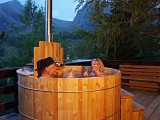 Vergrößern / Details: Das Badeerlebnis im Holzfass